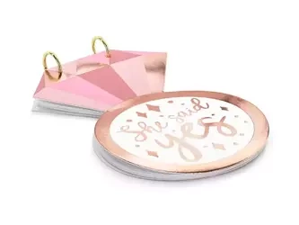 KSIĘGA GOŚCI PIERŚCIONEK SHE SAID YES