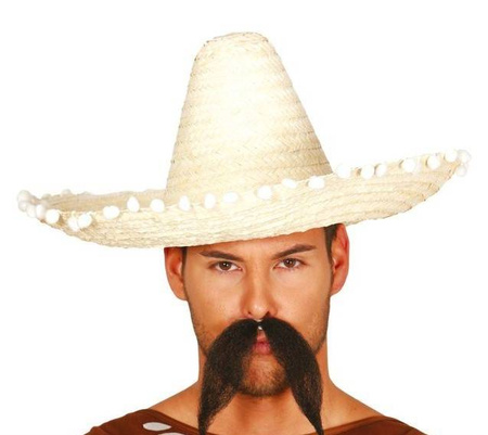SOMBRERO MEKSYKAŃSKIE BEŻOWE