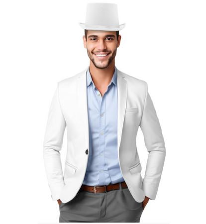 CYLINDER FILCOWY BIAŁY