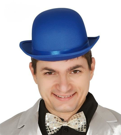 MELONIK SATYNOWY NIEBIESKI