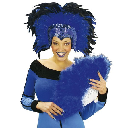 WACHLARZ Z PIÓR MIX KOLORÓW