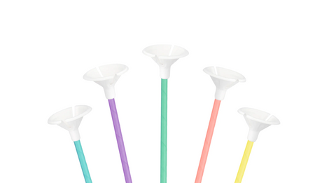 PATYCZKI DO BALONÓW Z ZATYCZKAMI 10 SZT