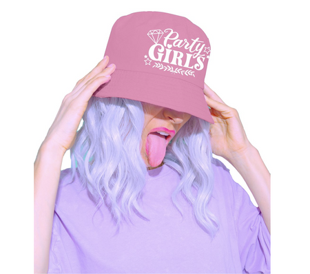 KAPELUSZ RÓŻOWY "PARTY GIRLS"