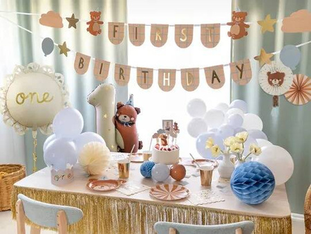 ROZETY DEKORACYJNE MIŚ 30-35 CM 