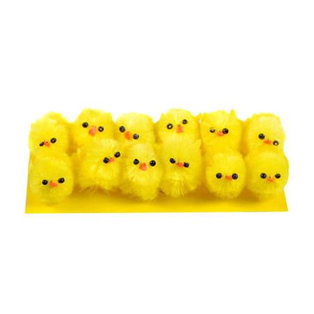 KURCZAKI DEKORACYJNE 12 SZT.