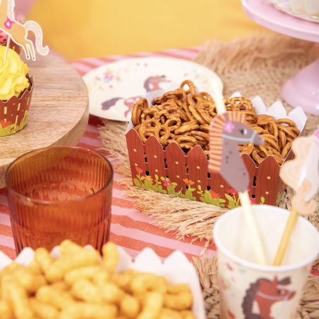 PUDEŁKO NA CHIPSY KONIKI 15 X 10 CM 3 SZT