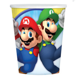 KUBECZKI PAPIEROWE SUPER MARIO 250 ML