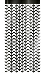KURTYNA FOLIOWA NIETOPERZE CZARNA 100 x 200 cm