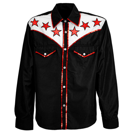 KOSZULA MĘSKA KOWBOJSKA CEKINY