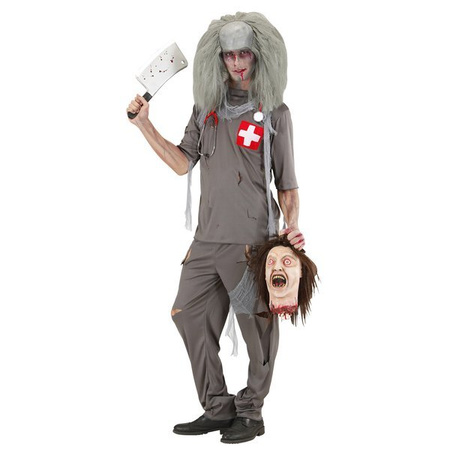 Strój Zombie Doktor, Lekarz, Halloween, Bal