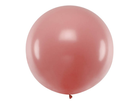 BALON LATEKSOWY 1 M OKRĄGŁY PASTEL WILD ROSE