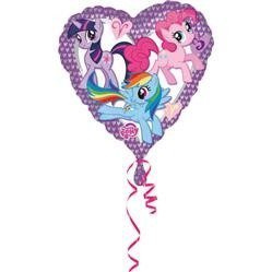 BALON FOLIOWY SERCE, 43cm MY LITTE PONY