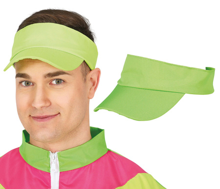 DASZEK PRZECIWSŁONECZNY NEONOWY ZIELONY