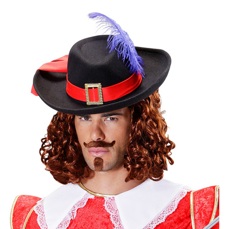 KAPELUSZ MUSZKIETERA CZARNY 