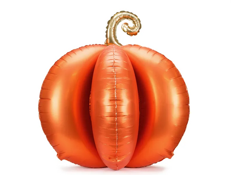 BALON STOJĄCY FOLIOWY DYNIA 3D 90 X 90 CM POMARAŃCZOWY