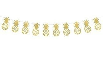GIRLANDA ZŁOTE ANANASY