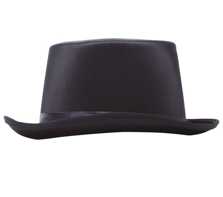 CZARNY KAPELUSZ RETRO