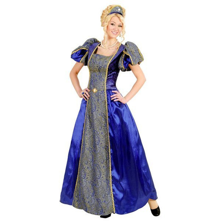 Strój Królowa Baroku niebieska 
