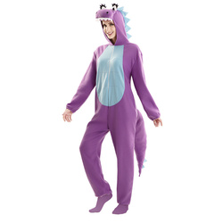 STRÓJ KOMBINEZON FIOLETOWY SMOK