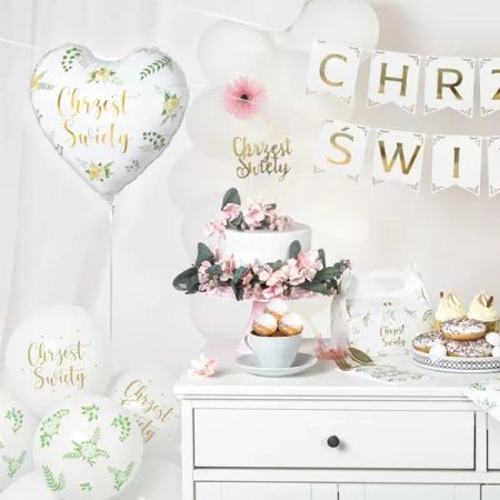 BALONY 30 CM CHRZEST ŚWIĘTY 6 SZT.