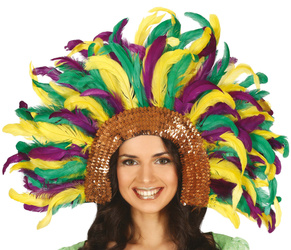 PIÓROPUSZ BRAZYLIJSKI RIO WIELOKOLOROWY