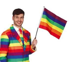 FLAGA TĘCZA LGBT