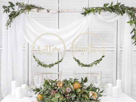 Zawieszki na krzesło Better Together, 28cm (1 karton / 10 op.) (1 op. / 2 szt.)