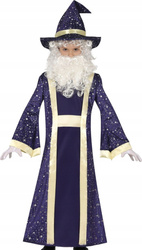 STRÓJ CHŁOPIĘCY CZARODZIEJ GRANATOWY