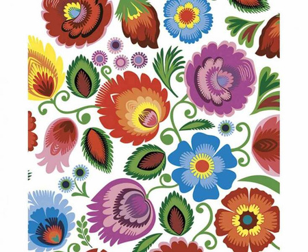 SERWETKI PAPIEROWE HAFT ŁOWICKI FOLK 33 X 33 CM 20 SZT