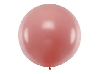 BALON LATEKSOWY 1 M OKRĄGŁY PASTEL WILD ROSE