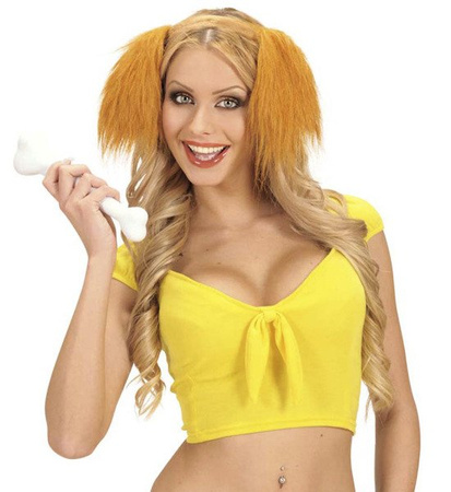 USZY KUDŁATY SPANIEL NA OPASCE 