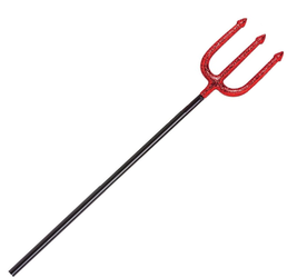 WIDŁY DIABELSKIE BROKATOWE 90 CM