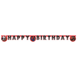 GIRLANDA PAPIEROWA HAPPY BIRTHDAY SPIDERMAN 200 CM