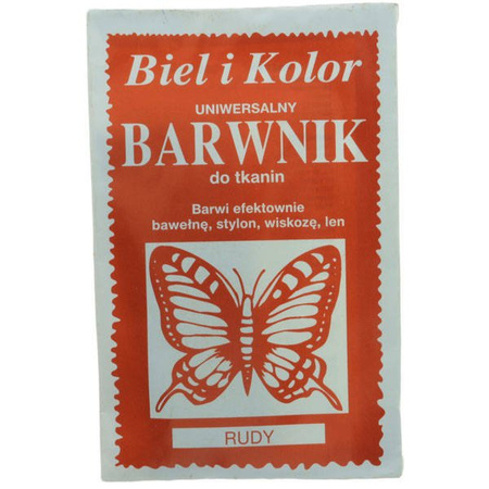 BARWNIK DO TKANIN RUDY 1 szt.