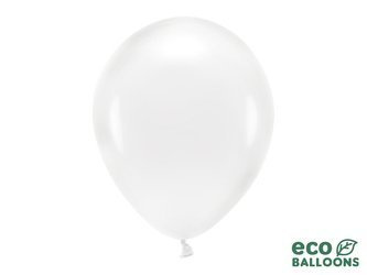 BALONY ECO 30 cm TRANSPARENTNY 10 szt