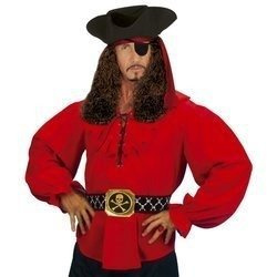 KOSZULA PIRATA CZERWONA