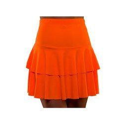 SPÓDNICZKA FALBANKA POMARAŃCZ