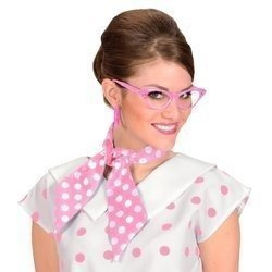 APASZKA LATA 50-TE RÓŻOWA