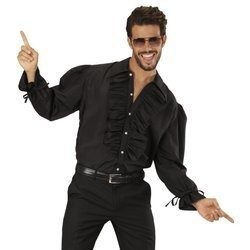 KOSZULA MĘSKA CZARNA FLAMECNO PIRAT