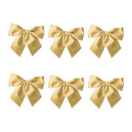 KOKARDKI ZŁOTE 6 szt