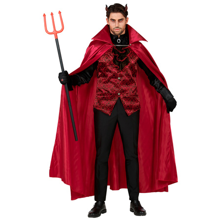 DEVIL (shirt with vest & jabot with medallion, cape, gloves)
