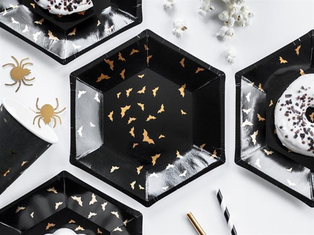 ZESTAW NIETOPERZE TALERZYKI+KUBECZKI