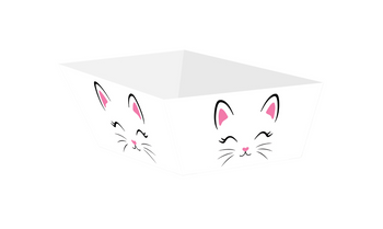 PUDEŁKA NA CHIPSY KOT 4 SZT