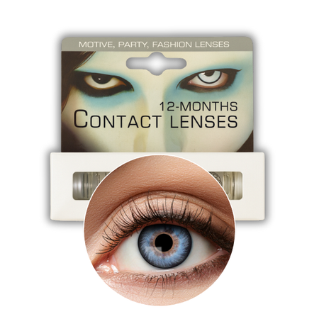 SOCZEWKI ROCZNE NATURALNE NIEBIESKIE A75