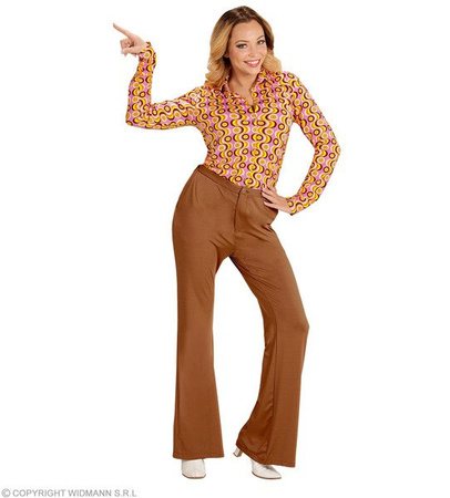 SPODNIE DAMSKIE BRĄZOWE