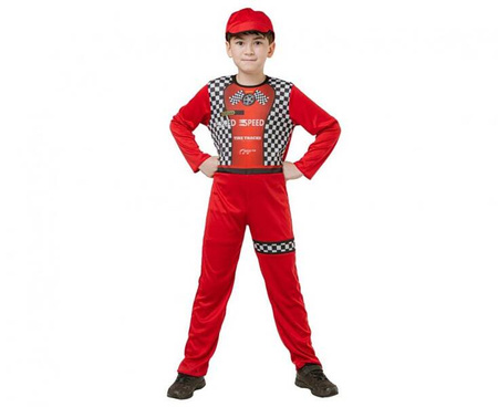 Zestaw dla dzieci Kierowca Rajdowy (kombinezon, czapka), rozm. 110/120 cm
