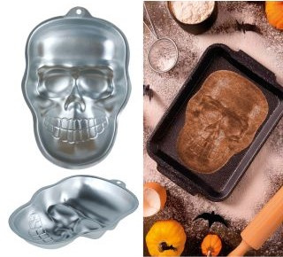 FORMA DO CIASTA CZASZKI HALLOWEEN 27X18 CM