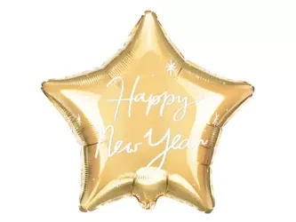 BALON GWIAZDKA HAPPY NEW YEAR