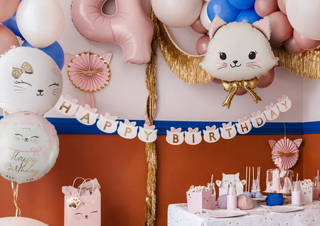 Balon foliowy Kotek, 50x60 cm, mix