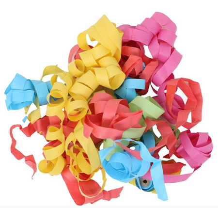 TUBA STRZELAJĄCA 40 CM SERPENTYNY KOLOROWE 